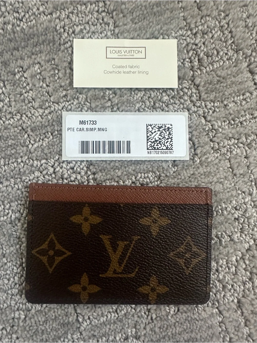 NWT Louis Vuitton Monogram Card Holder M61733 w/ Dust Bag & Tags - Picture 12 of 16